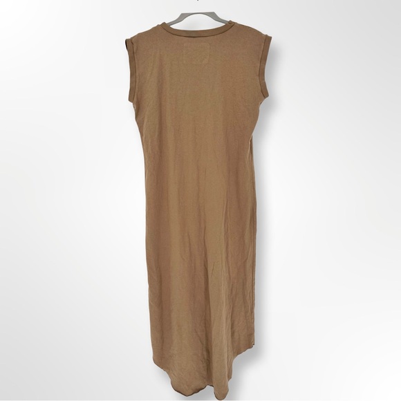 Frank & Eileen Cory Vintage Muscle Tshirt Maxi Dress Heritage Jersey Toasted Tan - Picture 2 of 8